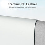 Aothia Leather Desk Pad Protector, Large Mouse Pad, Office Mat, Non-Slip PU - Image 2