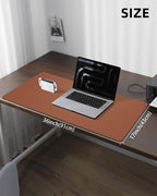 Leather Mouse Pad & Desk Blotter Mat - Image 5