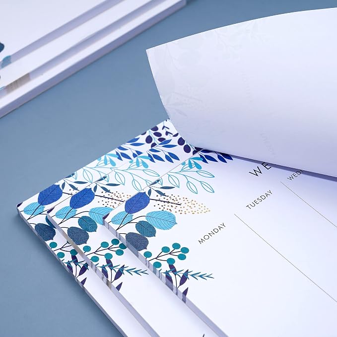 3 Pack Weekly Planner Notepad Tear Off 52 Undated Weekly Calendar Sheets To Do - Image 3