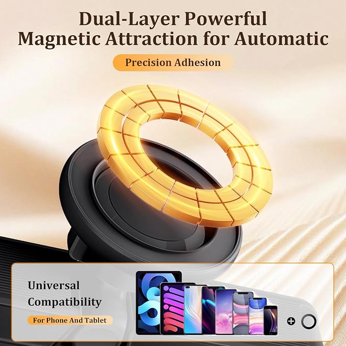 nediea Magnetic Wall Mount for iPad, 360°Rotation Tablet Wall Mount Holder - Image 4