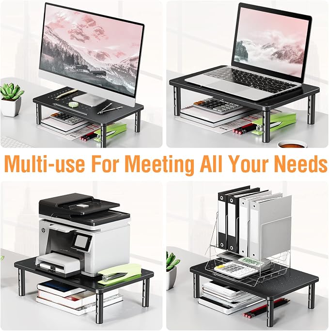 ELIVED 2 Pack Monitor Stand Riser - Image 4