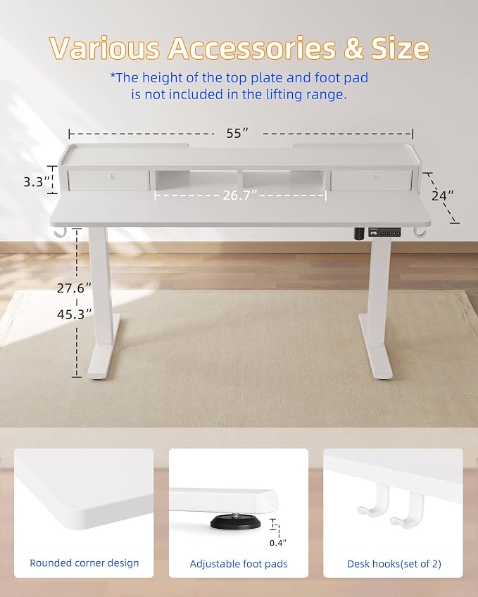 YIHAYO Electric Standing Desk - Image 3