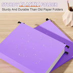 Nordun Extra Capacity Plastic Hanging File Folder Letter Size, 12 Pack - Image 2