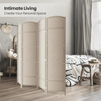 Cocosica 4 Panel Room Divider, 6Ft Folding Privacy Screen, Tall - Image 4