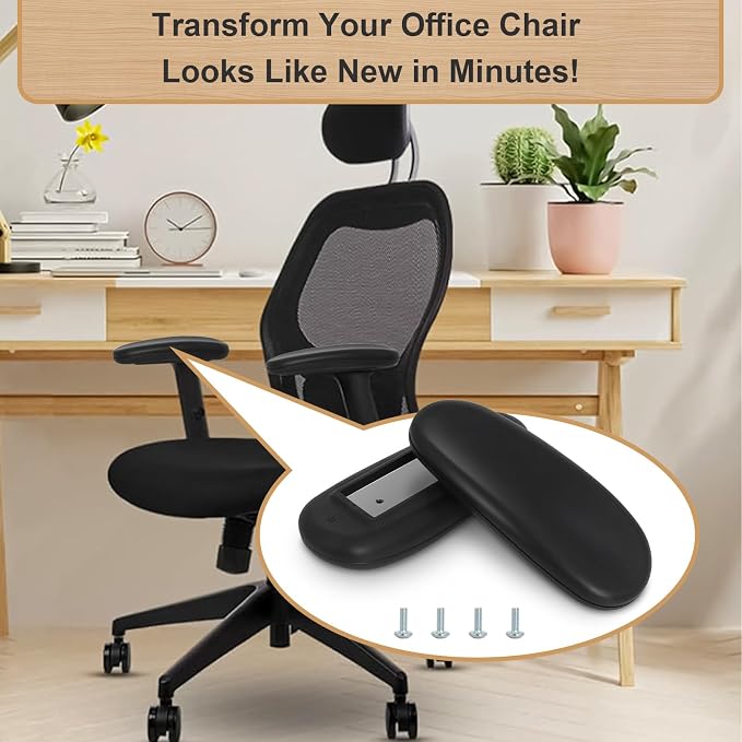 Podoy Office Chair Armrest Pads Replacement Fits Univeral Desk Chair Arms - Image 7