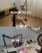 2-in-1 Tablet Floor Stand with tablet stand - Image 3