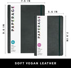 PAPERAGE Softcover Lined Journal Notebook, 160 Pages, Medium College Ruled - Image 2