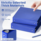 SUNEE 3 Ring Binder 1.5 Inch 1 Pack, Cobalt Blue - Image 4