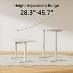 Agilestic Standing Desk with 2 Drawers, Adjustable Height Electric Desk with - Image 4