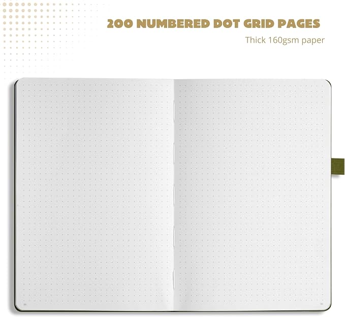 VIVID SCRIBBLES Dotted Journal – 160gsm Bleed Proof Thick White Paper – 200 - Image 6