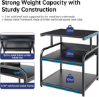 Fannova 25.6" x 23.6" Extra Large Printer Stand Table - Image 3