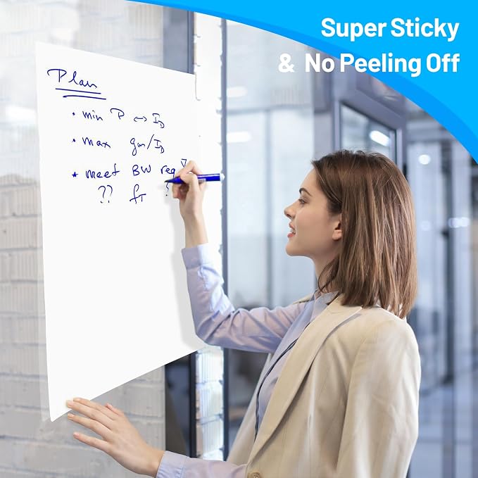 4-Pack Tabletop Sticky Easel Pad and Dry Erase Board 2 in 1, 20 x 23 inches - Image 3