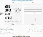 200 Thank You Cards for Small Business, 3.5" x 3” – Essential Order Inserts - Image 2