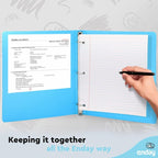 1 Inch 3 Ring Binder 1” Binder Clear View Cover - Image 6