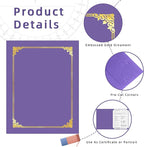 HAUTOCO 50 Packs Certificate Holders, Document Award Covers Certificate Folders - Image 3