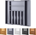 oridom Large Premium Bamboo Silverware Organizer by oridom