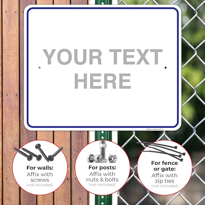 Custom Sign, Personalized Metal Signs, Customize - Image 4