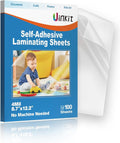 Uinkit 4mil Thicker Single-Sided Self-Adhesive Laminating Sheets 100Pack Letter by UinkitHandicraftsandConservationSpecialist