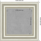 Amanti Art Silver Framed Magnetic Board 18x18 X-Small Vision Board - Image 2