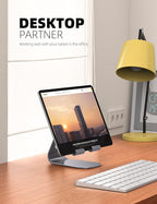 Lamicall Tablet Stand Adjustable, Tablet Stand : Desktop Stand Holder Dock - Image 3