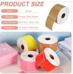 PATIKIL 1000Pcs Colored Coding Labels Stickers, 5x3 Inch Rectangle Inventory - Image 2