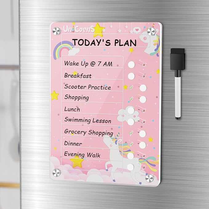 NiHome Acrylic Magnetic to Do List Planning Board by NiHome