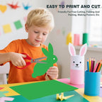 Cardstock 8.5 X 11, 40 Sheets, Christmas Green Card Stock, 65lb/ 180gsm - Image 5