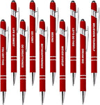 CRME 10pcs Red Nurse Pen Set Sculpture Funny Quotes Inspirational Pen by Unknown