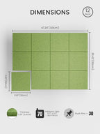 Bumusty Large Cork Board 47"x35" Alternative - Image 2