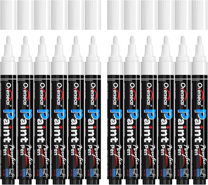 Overseas White Paint Pens by Overseas