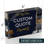 Custom Acrylic Sign Personalized, Custom Desk Name Plate, 18 Styles, - Image 7