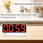 Digital Kitchen Timer with 7.1” Extra Large Display, Rechargeable Magnetic LED - Image 5