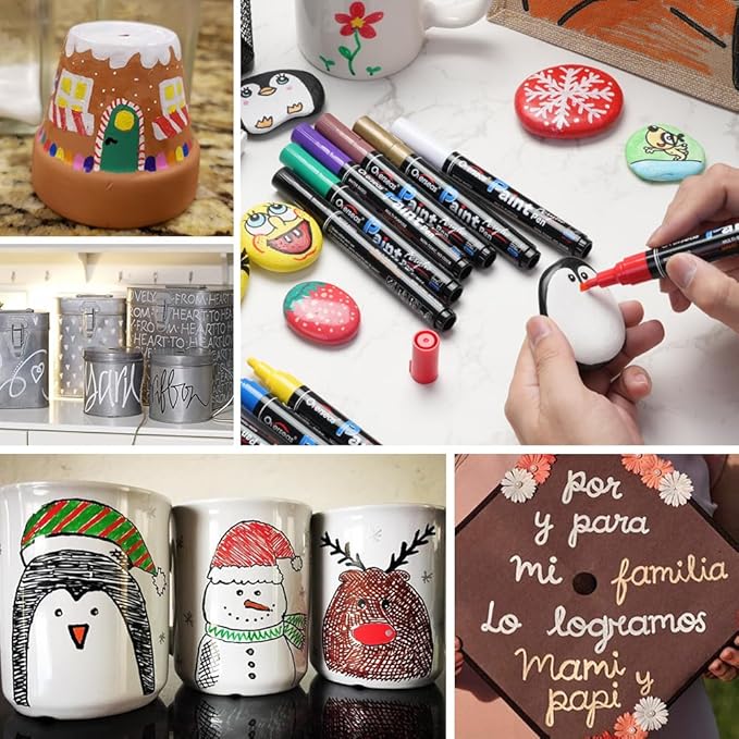 Overseas Silver Paint Pens Paint Markers - Image 4
