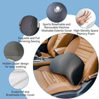 Lumbar Support Pillow for Car, 100% Memory Foam Lumbar Pillow - Image 7