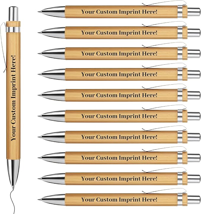 Auto-aAtend Personalized Bamboo Pens by Auto-aAtend