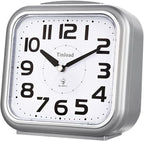 Tinload 5.5" Large Analog Alarm Clock Silent Non Ticking, Gentle Wake, Beep - Image 4