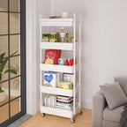 Calmootey 5-Tier Rolling Utility Cart - Image 4