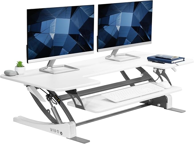 VIVO 48 inch Height Adjustable Large Stand Up Desk Converter, V Series by VIVO