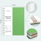 EMSHOI Spiral Dotted Notebook, Dot Grid Journal, 5.7"x8.22" A5 Size, 300 - Image 2