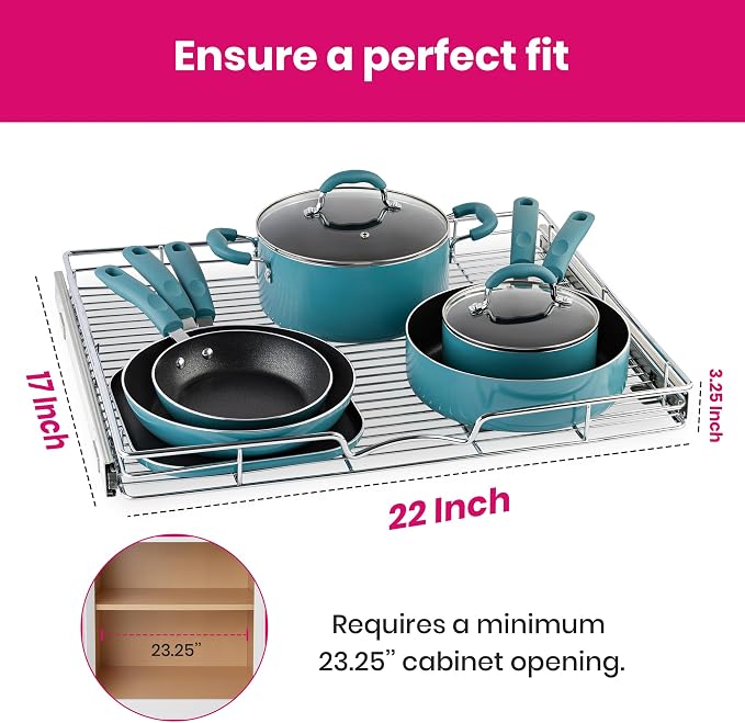 HOLDN’ STORAGE Pull Out Cabinet Organizer - Image 3