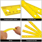 200 Pack 12 Inch Plastic Rulers Bulk, - Image 3