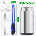 TIFICAL 4 Pack Box Cutter, 9mm Snap-off Utility Knife, Box Cutter Retractable - Image 3
