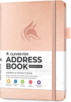 Clever Fox Address Book with alphabetic tabs by CleverFox