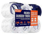 RAZCC Packing Tape, 12 Rolls Clear Heavy Duty Packaging Tape by RAZCC