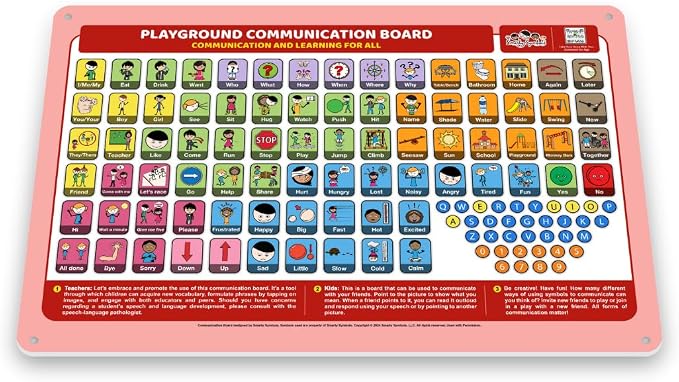 Outdoor Rated Plastic School Playground Communication Board - Image 2