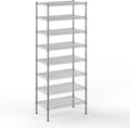 Regal Altair 18" Deep x 30" Wide x 74" Height Wire Shelving Kit | 8-Tier | NSF by Regal+Altair