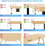 KEEGH Extra Large 48" Under Desk Cable Management Tray - Image 5