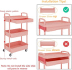 Calmootey 3-Tier Rolling Utility Cart - Image 6