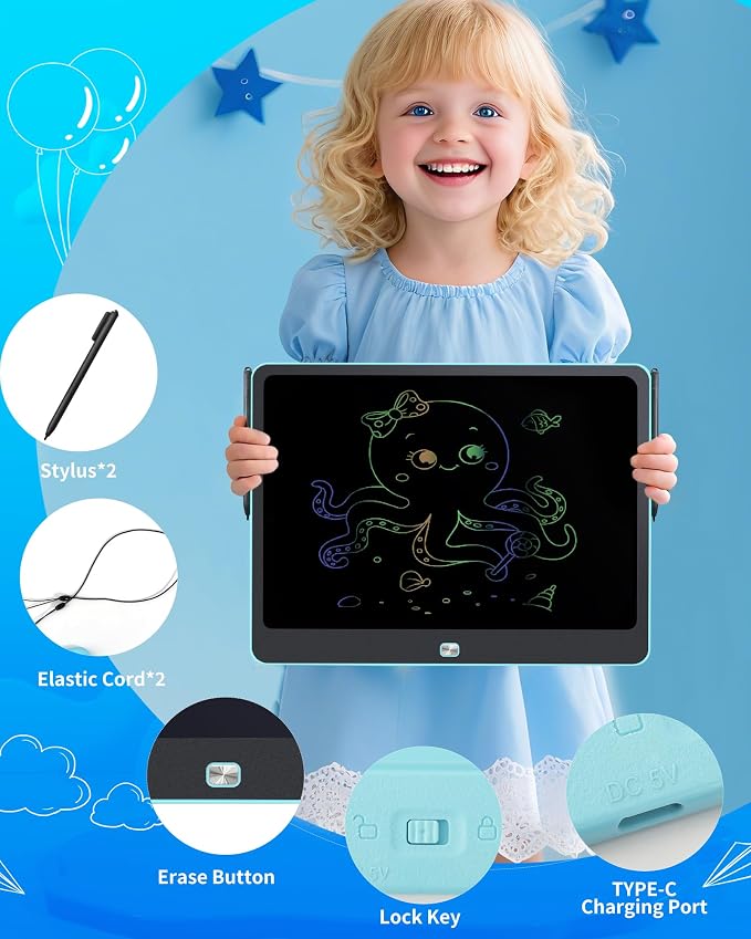 Rechargeable LCD Writing Tablet - Image 5