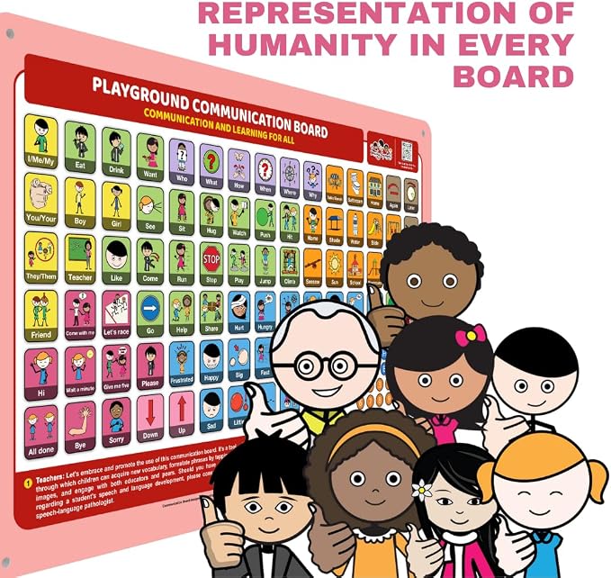Outdoor Rated Plastic School Playground Communication Board - Image 6